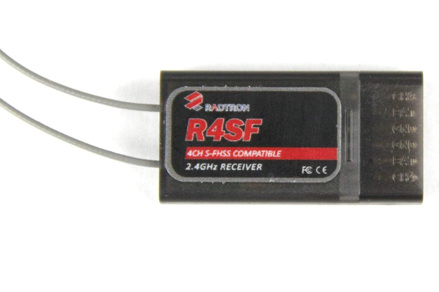 Radtron 2.4Ghz R4SF 4CH S-FHSS/FHSS Compatible Receiver RAD6010-200