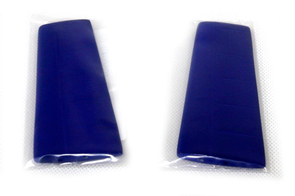 Roban 500 Size A-109 Blue and White Tail Fin Set RBN-SP-AG500WB-03