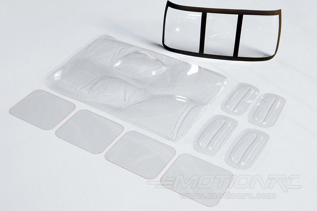 Roban 600 Size UH-60 Black Hawk Complete Window Set RBN-SP-AW-UH60-600
