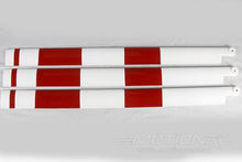 Load image into Gallery viewer, Roban 700/800 Size AS350 3B Main Blade Set, Red/White RBN-70-059-AS350
