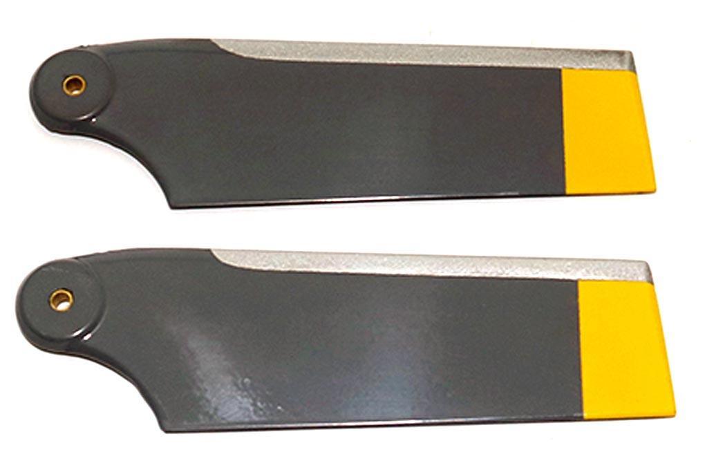 Roban 700/800 Size AS350 Tail Blade Set, 2B Black RBN-70-058-AS350