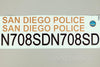Roban 700 Size AS350 San Diego Police Decal Set RBN-70-118-AS350-SDP