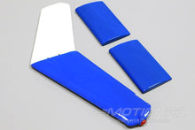 Load image into Gallery viewer, Roban 700 Size B206 Blue and White Tail Fin Set RBN-SP-JR700-02BW
