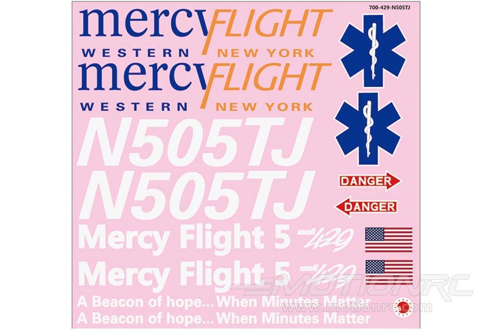 Roban 700 Size B429 Mercy Flight Decal Set RBN-70-118-BE429-MF