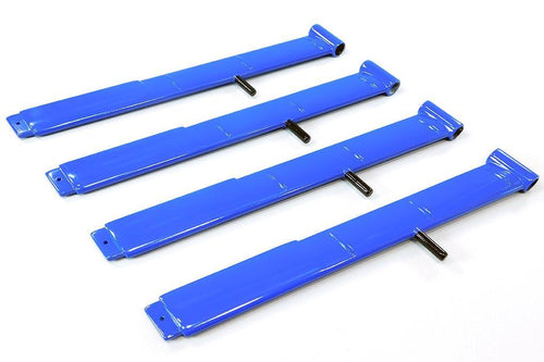 Roban 700 Size MD-500E G-Jive Blue Landing Gear Set RBN-SP-MD700-02GJB