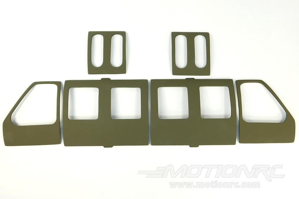 Roban 700 Size UH-60 Black Hawk Door Set RBN-70-116-UH-60