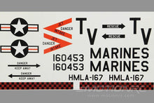 Load image into Gallery viewer, Roban 800 Size UH-1N Marines Decal Set RBN-70-118-UH1N
