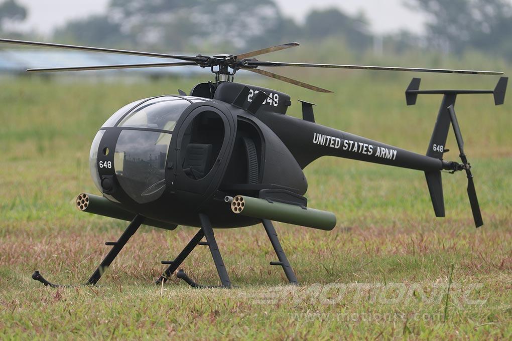 Roban AH-6 Little Bird 800 Size Scale Helicopter - ARF RBN-LTB-8