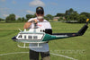 Roban B212 Civilian Version Green/White 600 Size Helicopter Scale Conversion - KIT RBN-KF212GW6