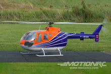 Load image into Gallery viewer, Roban BO-105 Orange and Blue 800 Size Scale Helicopter - ARF RCH-BO105RWB8
