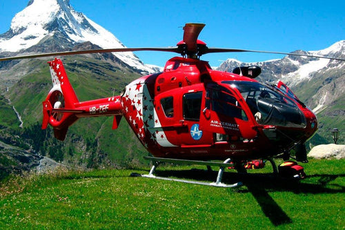 Roban EC-135 Air Zermatt 800 Size Scale Helicopter - ARF RBN-135AZ-8