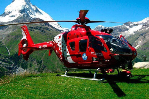 Roban EC-135 Air Zermatt 800 Size Scale Helicopter - ARF - (OPEN BOX) RBN-135AZ-8(OB)