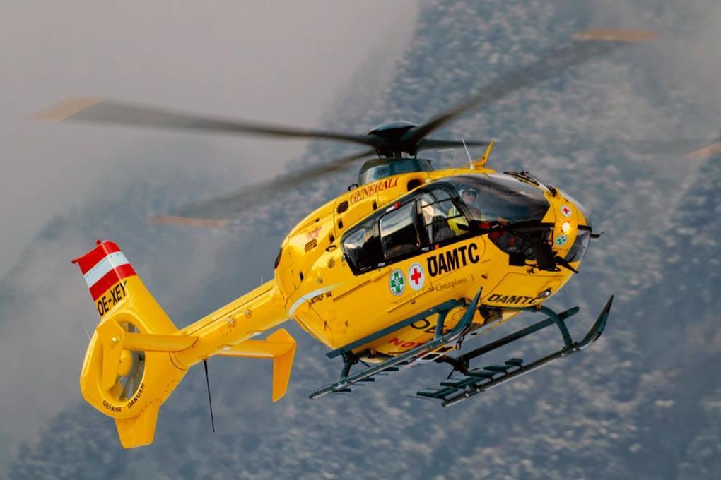 Roban EC-135 Yellow Austria 800 Size Scale Helicopter - ARF RBN-135GO-8
