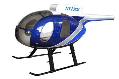 Roban MD-500D Police Blue 600 Size Helicopter Scale Conversion - KIT RBN-KF500DPB6