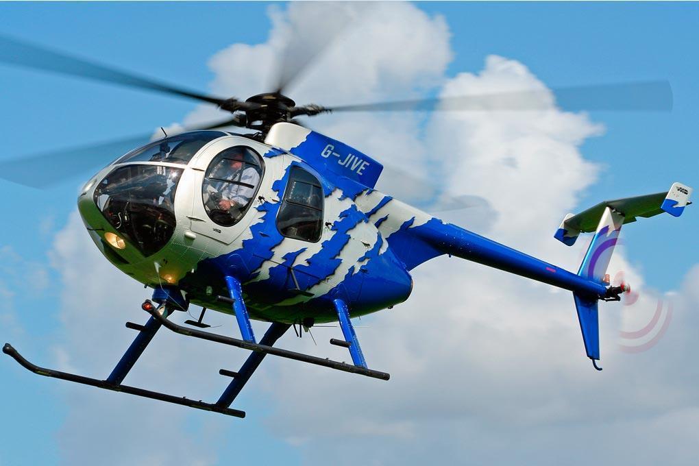 Roban MD-500E G-Jive Blue 700 Size Helicopter Scale Conversion - KIT RBN-KF500GJB7