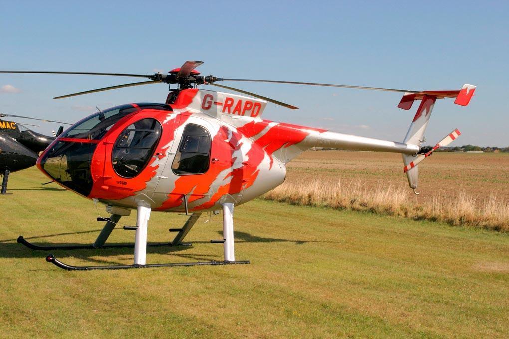 Roban MD-500E G-Jive Red 600 Size Helicopter Scale Conversion - KIT RBN-KFMD500GJR6