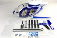 Load image into Gallery viewer, Roban MD-500E Police Blue 600 Size Helicopter Scale Conversion - KIT RBN-KF-H500EPB6
