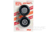 Robart 76.2mm x (3") Diamond Treaded PU Rubber Wheels for Multiple Axle Sizes (2 Pack) ROB133