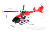 RotorScale EC135 100 Size Gyro Stabilized Helicopter - RTF RSH1009-001