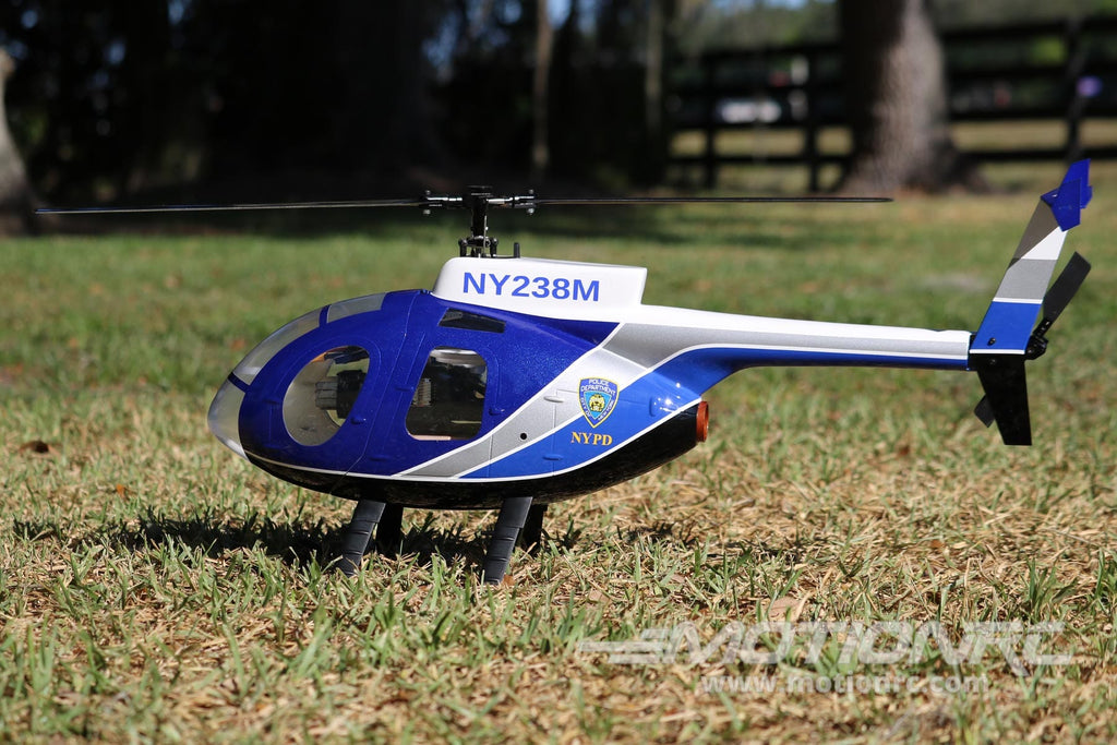 RotorScale MD500E Police Blue 450 Size Helicopter - PNP RSH0001P