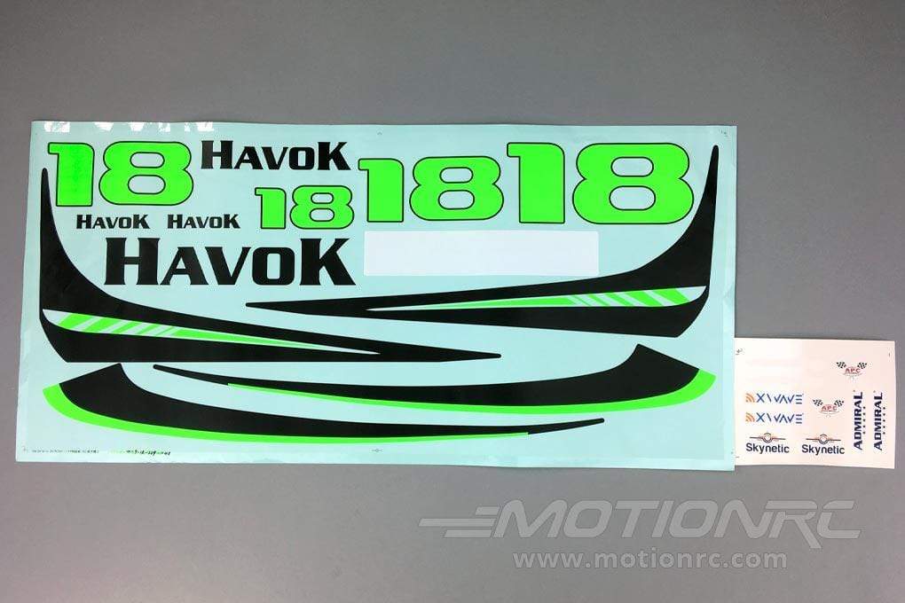 Skynetic 1000mm Havok Racer Decal Sheet SKY1000-109