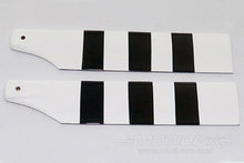 Load image into Gallery viewer, Tail Blade Set, 2B Black/White For 700/800 Size BE407 and BE412 Roban Helicopters RBN-70-058-2B2
