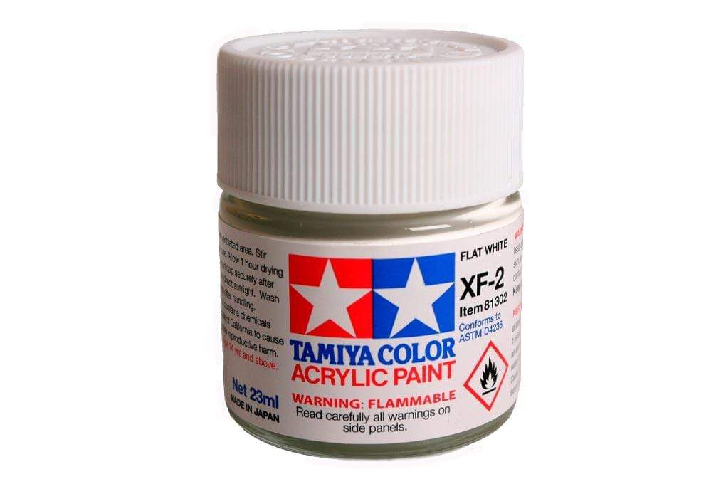 Tamiya Acrylic XF-2 Flat White 23ml Bottle