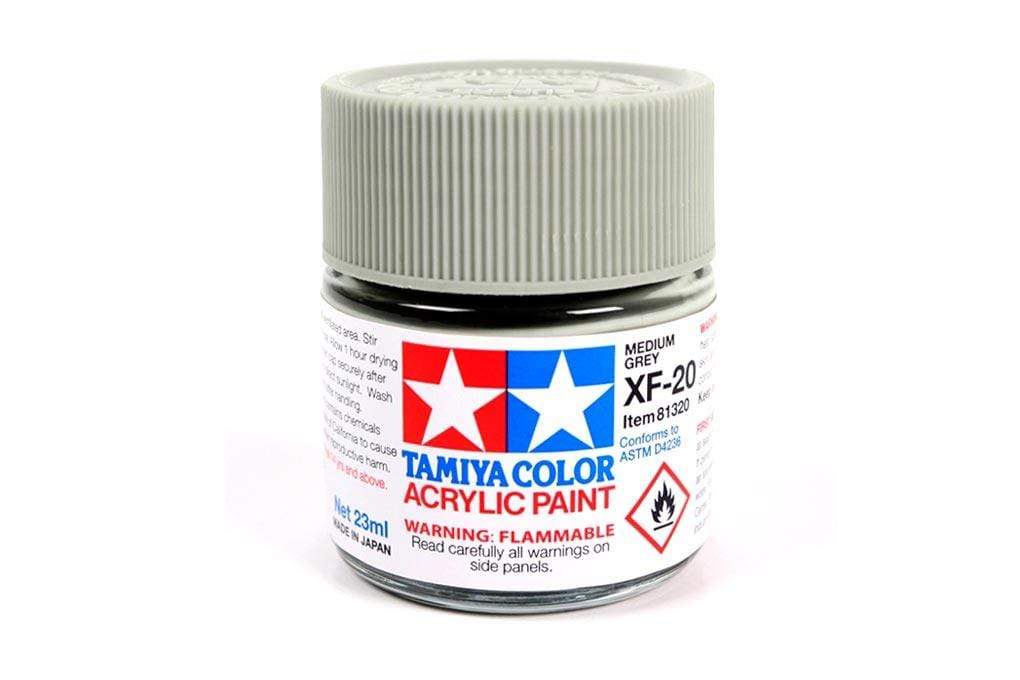 Tamiya Acrylic XF-20 Medium Gray 23ml Bottle