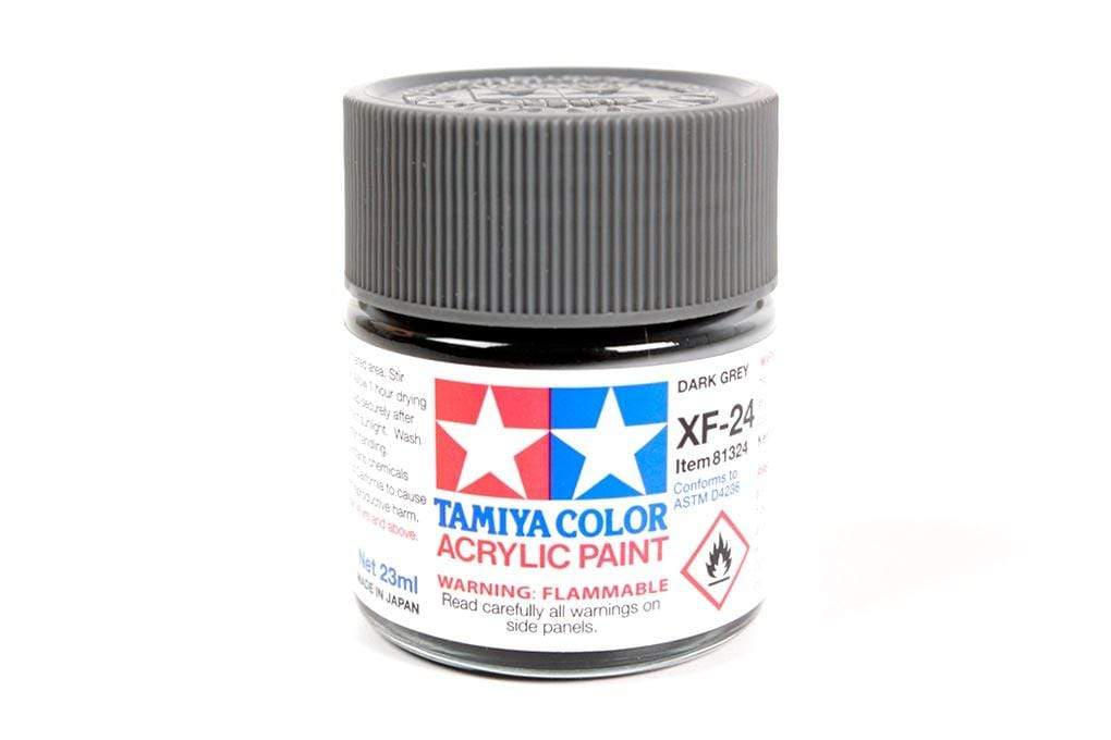 Tamiya Acrylic XF-24 Dark Gray 23ml Bottle