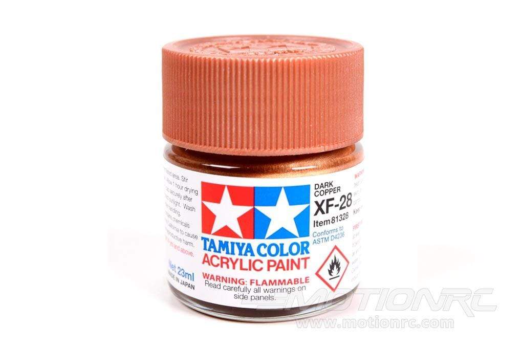 Tamiya Acrylic XF-28 Dark Copper 23ml Bottle