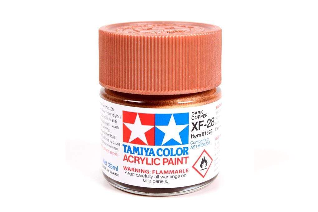 Tamiya Acrylic XF-28 Dark Copper 23ml Bottle