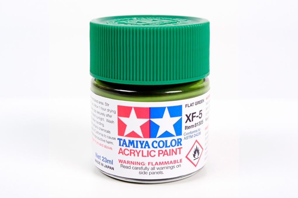 Tamiya Acrylic XF-5 Flat Green 23ml Bottle