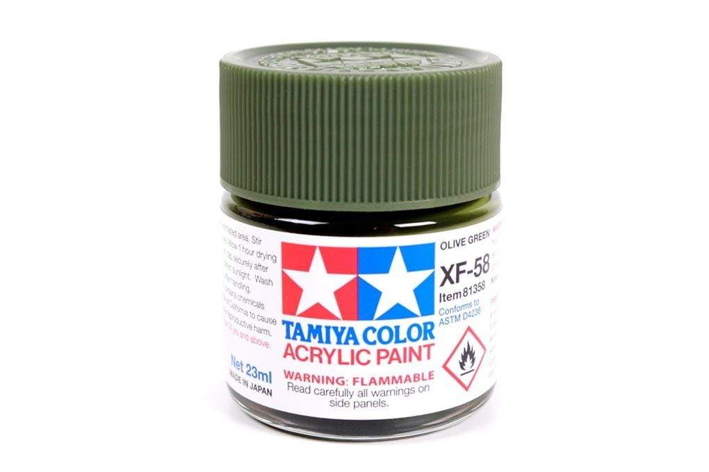 Tamiya Acrylic XF-58 Olive Green 23ml Bottle