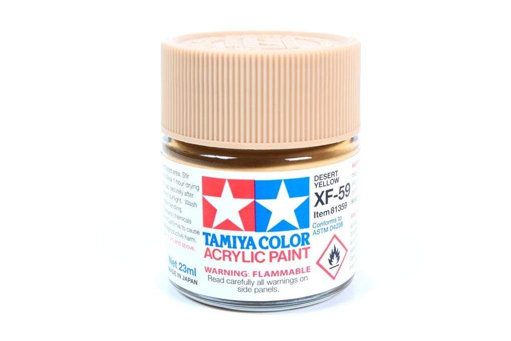 Tamiya Acrylic XF-59 Desert Yellow 23ml Bottle