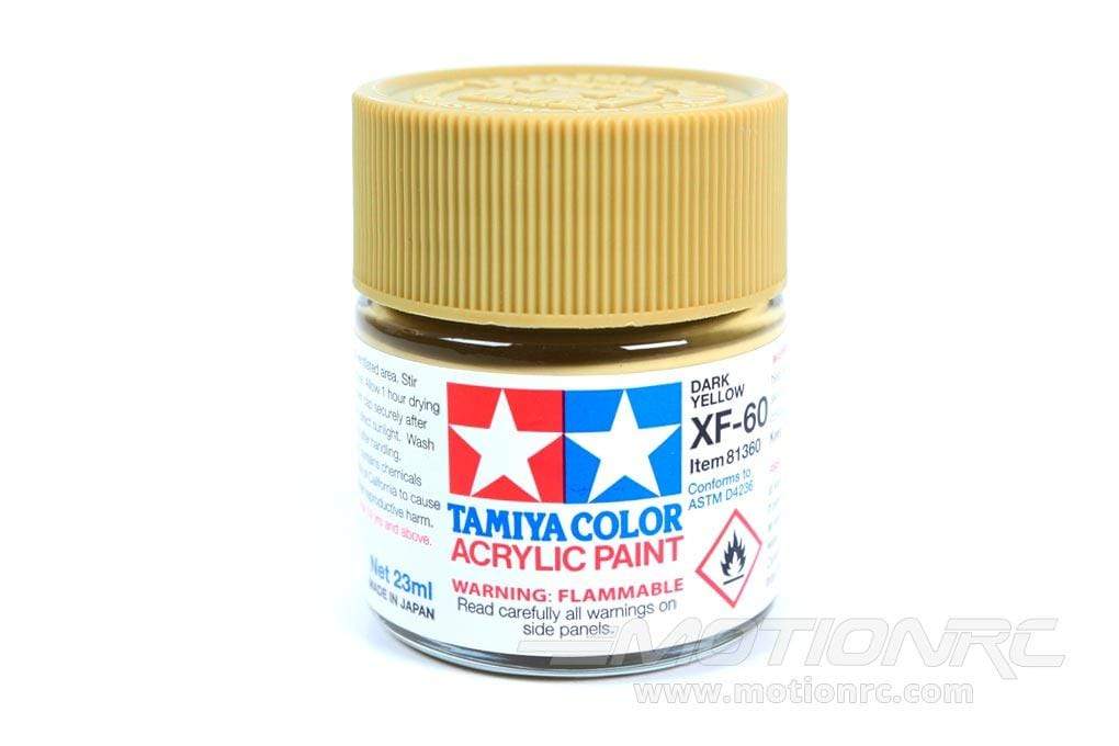 Tamiya Acrylic XF-60 Dark Yellow Paint 23ml Bottle