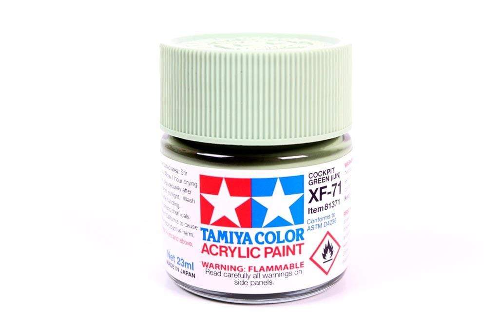 Tamiya Acrylic XF-71 Cockpit Green 23ml Bottle