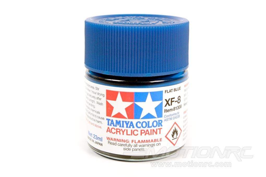 Tamiya Acrylic XF-8 Flat Blue 23ml Bottle