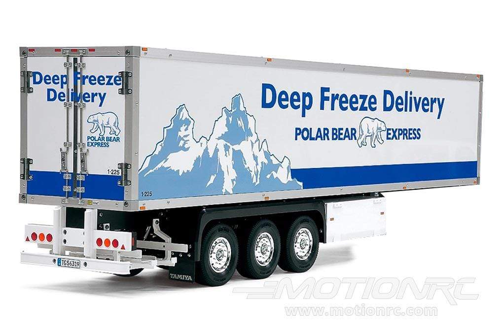 Tamiya 3-Axle Reefer Trailer 1/14 Scale Plastic Model - KIT