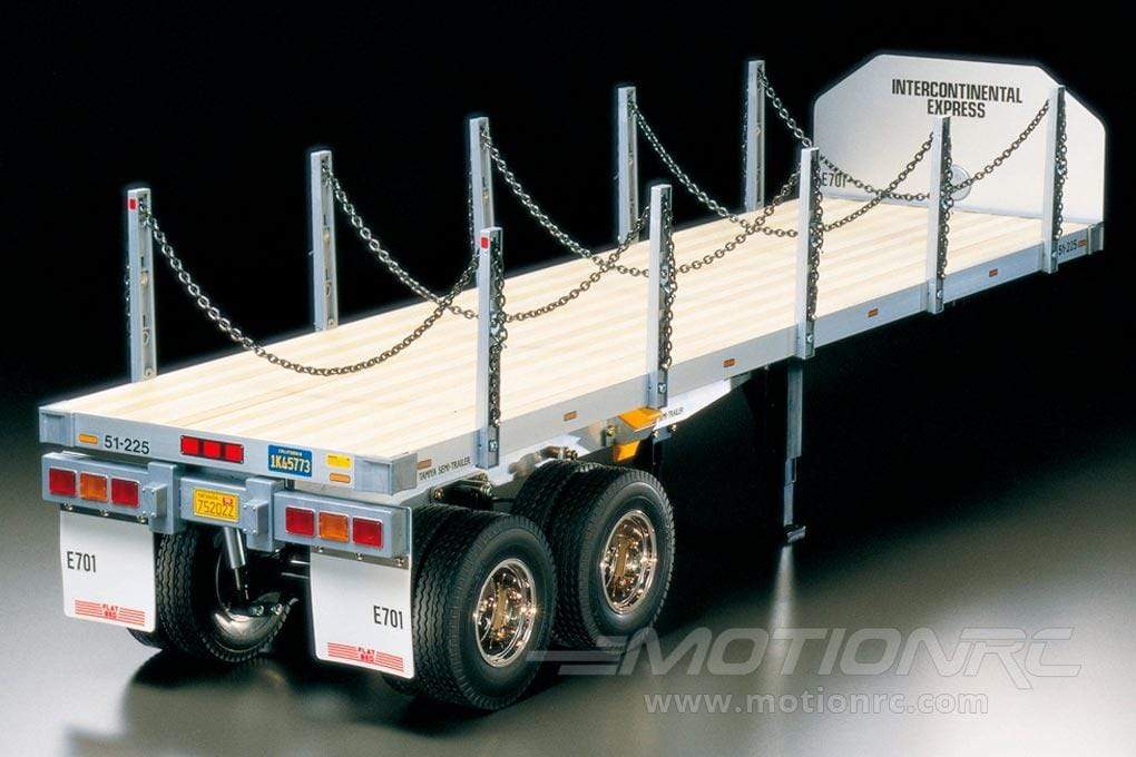 Tamiya Flatbed Semi-Trailer 1/14 Scale Plastic Model - KIT