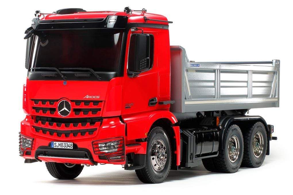 Tamiya Mercedes Benz Arocs 3348 6x4 Red 1/14 Scale Dump Truck - KIT