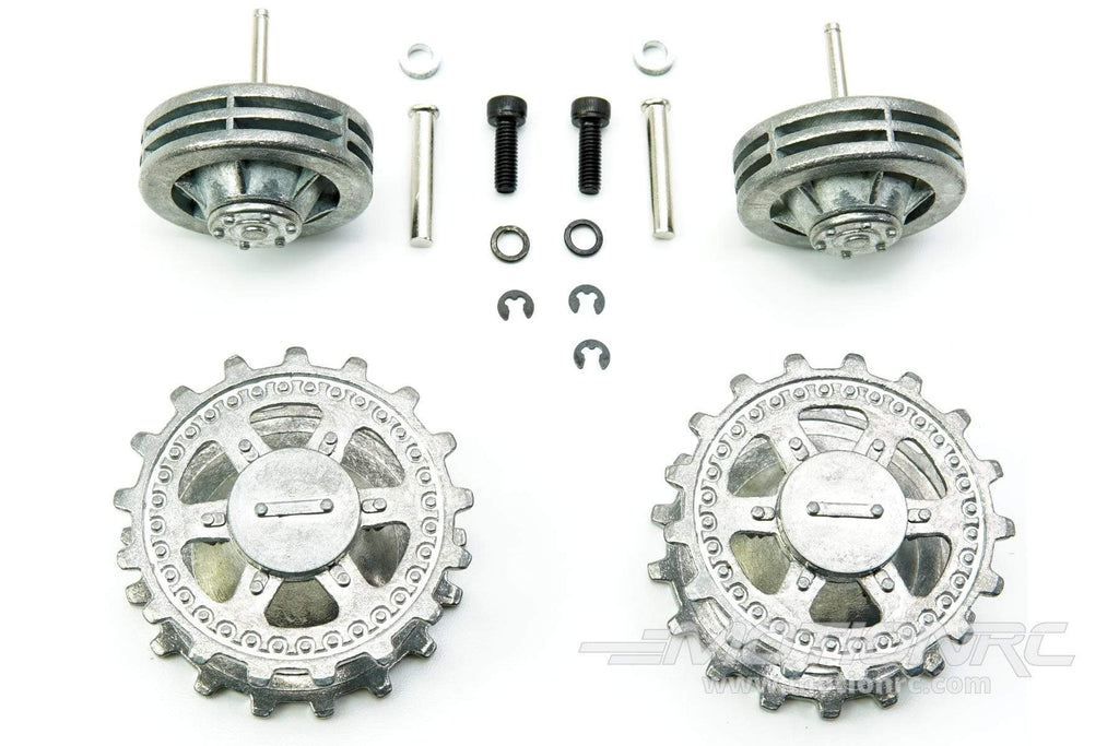 Torro 1/16 Scale German Panther F/G Sprocket and Idler Wheel Set TOR1383879011