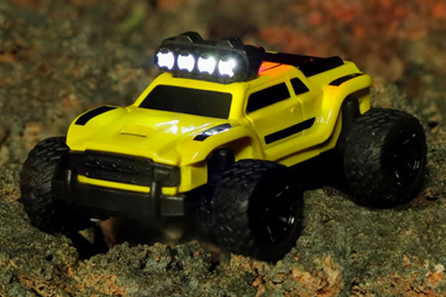 Turbo Racing Monster Truck Yellow 1/76 Scale 2WD - RTR TBRC81Y