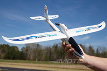 Load image into Gallery viewer, XK Sky King Glider Blue with LED Lights 750mm (29.5&quot;) Wingspan - RTF WLT-F959-B-BLUE
