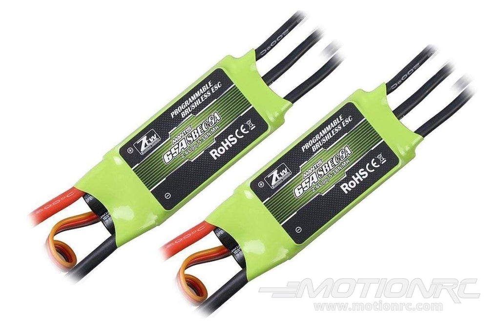 ZTW Mantis 65A ESC with 8A SBEC Multi-Pack (2 ESCs) ZTW6003-001