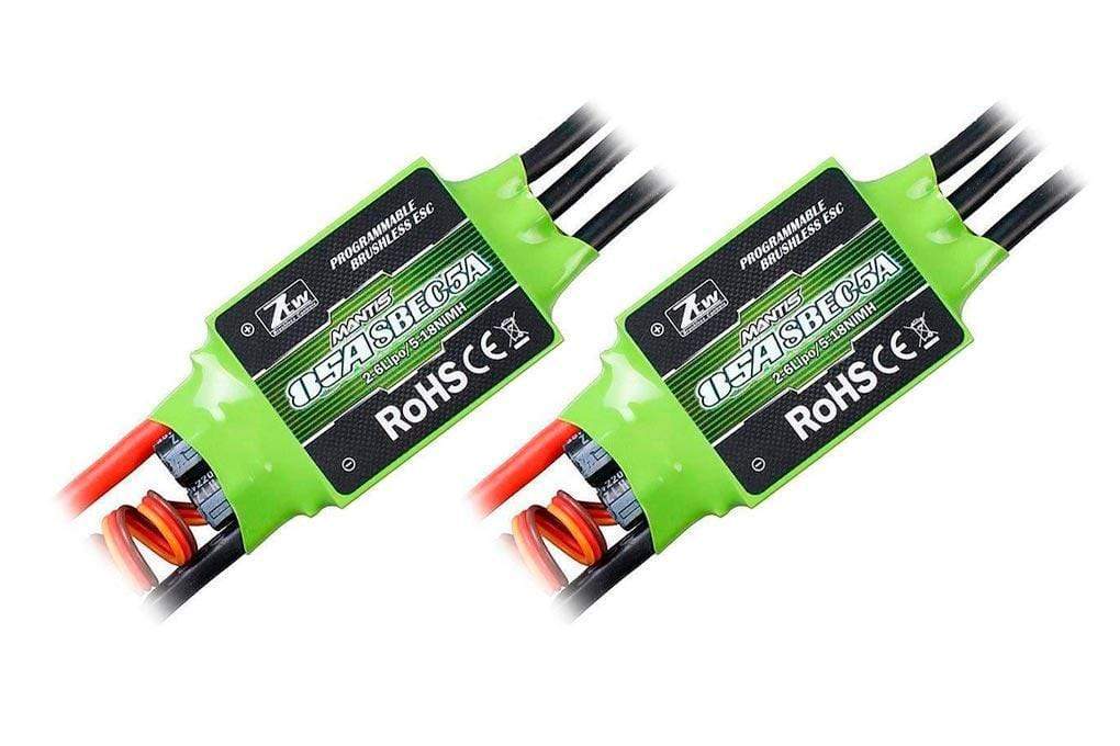 ZTW Mantis 85A ESC with 5A SBEC Multi-Pack (2 ESCs) ZTW6003-003